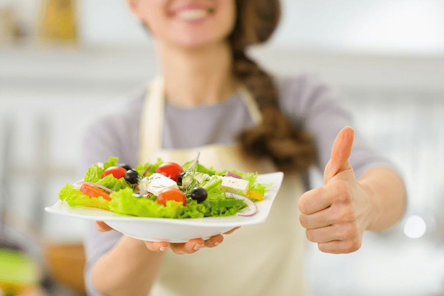 Greek Salad and Exercise synergies